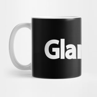 Glamour artistic text design Mug